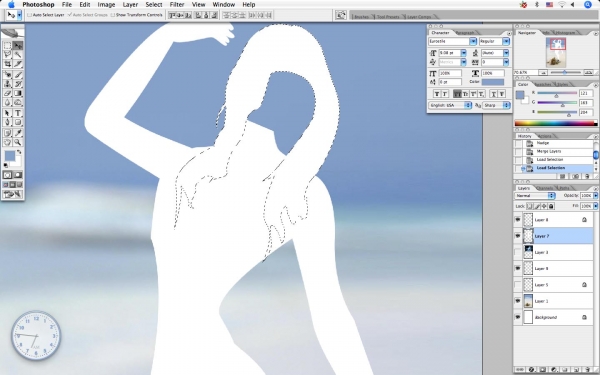 Creation of Smoky Women: Step 4